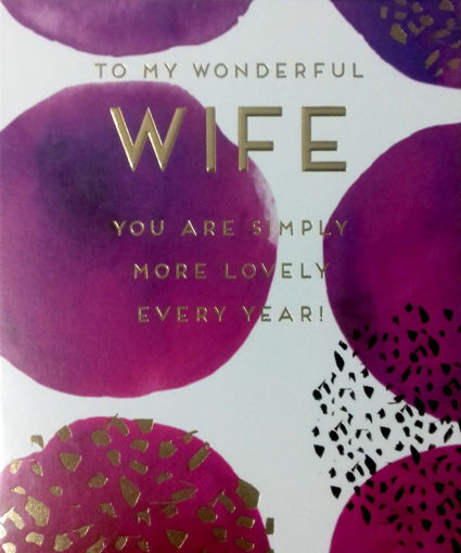 Picture of TO MY WONDERFUL WIFE CARD